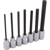 Hex Head Socket Set, Hex, 3/8" Drive, 7 Pcs Helyx Safety & Industrial Supplies