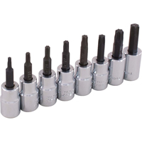 Socket Set, Torx&reg;, 3/8" Drive, 8 Pcs Helyx Safety & Industrial Supplies