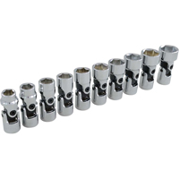 Jeu de douilles cardan, 10 Mcx, Prise de 3/8" Helyx Safety & Industrial Supplies