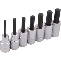 Hex Head Socket Set, Hex, 3/8" Drive, 7 Pcs Helyx Safety & Industrial Supplies