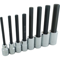 Hex Head Socket Set, Hex, 1/2" Drive, 8 Pcs Helyx Safety & Industrial Supplies