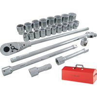Socket & Attachment Set, 26 Pcs, 3/4" Drive Size Helyx Safety & Industrial Supplies