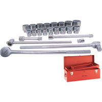 Socket & Attachment Set, 24 Pcs, 1" Drive Size Helyx Safety & Industrial Supplies