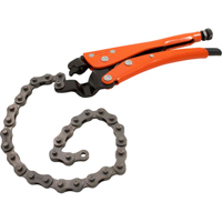 Pinces-&eacute;taux &agrave; chaîne verrouillables, Longueur 10", Prise Omnium Helyx Safety & Industrial Supplies