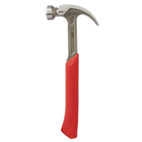 Curved Claw Smooth-Face Hammer, 20 oz., Solid Steel Handle, 14" L Helyx Safety & Industrial Supplies