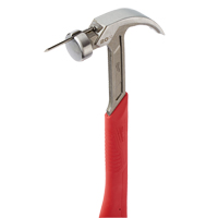Curved Claw Smooth-Face Hammer, 20 oz., Solid Steel Handle, 14" L Helyx Safety & Industrial Supplies
