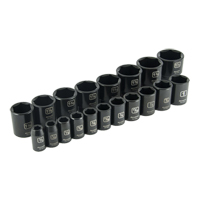 Jeu de douilles SAE, 19 Mcx, Chocs, Prise de 1/2" Helyx Safety & Industrial Supplies