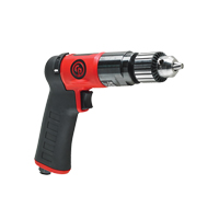 Perceuse pneumatique style pistolet CP9790C, 6,9 pi³/min, 1/4" NPT, 98,5 dBA, 3/8" mandrin, Avec cl&eacute; Helyx Safety & Industrial Supplies