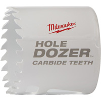 Scie &agrave; bouteur Hole Dozer avec dents au carbure, 2", Profondeur de la coupe 1-63/100", Carbure Helyx Safety & Industrial Supplies