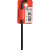 Cl&eacute; hexagonale &agrave; tige longue, embout Sph&eacute;rique, 5 mm x 119 mm lo, Forme en L Helyx Safety & Industrial Supplies