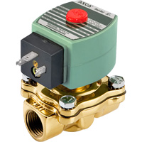 Robinet &eacute;lectromagn&eacute;tique, Tuyau de 1/2", 150 psi Helyx Safety & Industrial Supplies