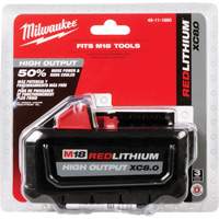 M18 Redlithium High Output XC8.0 Battery Pack, Lithium-Ion, 18 V, 8.0 Ah Helyx Safety & Industrial Supplies