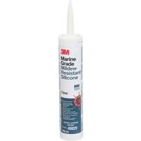 Produit d'&eacute;tanch&eacute;it&eacute; &agrave; base de silicone de calibre marin, 296 ml, Cartouche, Transparent Helyx Safety & Industrial Supplies