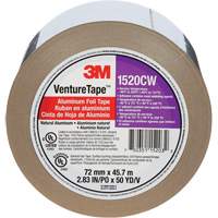 Ruban en aluminium Venture Tape, &eacute;paisseur 1,8 mils, 72 mm (3") x 45,7 m (150') Helyx Safety & Industrial Supplies