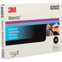 Wetordry 401Q Abrasive Sheet, 5-1/2" x 9", Fine Grit, Silicon Carbide Helyx Safety & Industrial Supplies