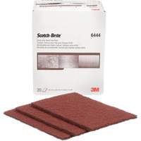Tampon manuel tr&egrave;s robuste Scotch-Brite, Oxyde d'aluminium, 9" x 6", Grain Fin Helyx Safety & Industrial Supplies