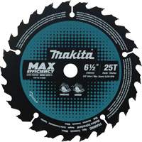 Lame de scie circulaire efficacit&eacute; maximale, 6-1/2", 25 dents, Pour Stratifi&eacute;/Bois Helyx Safety & Industrial Supplies