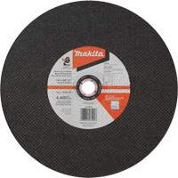 Meule &agrave; tronçonner abrasive, 14" x 3/32", Arbre de 1", Type 1, Oxyde d'aluminium, 4400 Tr/min Helyx Safety & Industrial Supplies