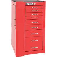 Armoire compl&eacute;mentaire gauche de s&eacute;rie Pro+, 8 tiroirs, 19" la x 19" p x 36-1/2" h, Rouge Helyx Safety & Industrial Supplies