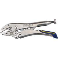 Fast Release Locking Pliers with Wire Cutter, 5" Length, Curved Jaw Helyx Safety & Industrial Supplies