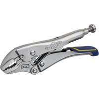 Fast Release Locking Pliers with Wire Cutter, 5" Length, Curved Jaw Helyx Safety & Industrial Supplies