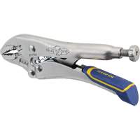 Fast Release Locking Pliers with Wire Cutter, 5" Length, Curved Jaw Helyx Safety & Industrial Supplies