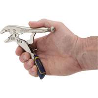 Fast Release Locking Pliers with Wire Cutter, 5" Length, Curved Jaw Helyx Safety & Industrial Supplies