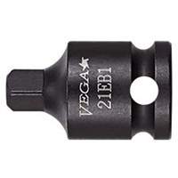 Adaptateur pour douille, Chocs, Prise 3/8", Douille 1/2", 1,5" lo, Clavette Helyx Safety & Industrial Supplies