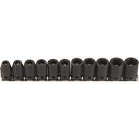 Jeu de douilles magn&eacute;tiques, 11 Mcx, Chocs, Prise de 3/8" Helyx Safety & Industrial Supplies