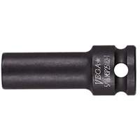 Douille &agrave; paroi mince, Chocs, 1/2", Prise 3/8", 6 pans, Profond Helyx Safety & Industrial Supplies