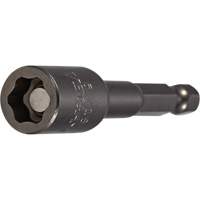 Tourne-&eacute;crou &agrave; lobes, Embout 1/4", Prise 1/4", 2-9/16" lo, Magn&eacute;tique Helyx Safety & Industrial Supplies