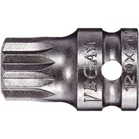 Embout &agrave; ins&eacute;rer, Triple carr&eacute;, 5 x 3/4" lo, Prise 1/4" Helyx Safety & Industrial Supplies