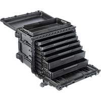 Armoire &agrave; outils mobile Gen 2, 24" la, 6 tiroirs, Noir Helyx Safety & Industrial Supplies