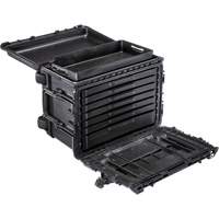 Armoire &agrave; outils mobile Gen 2, 24" la, 6 tiroirs, Noir Helyx Safety & Industrial Supplies