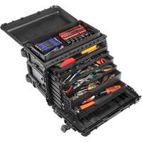 Armoire &agrave; outils mobile Gen 2, 24" la, 6 tiroirs, Noir Helyx Safety & Industrial Supplies