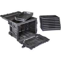 Armoire &agrave; outils mobile Gen 2, 24" la, 6 tiroirs, Noir Helyx Safety & Industrial Supplies