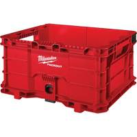 Packout Crate, 15-2/5" x 18-3/5" x 9-9/10", Red Helyx Safety & Industrial Supplies