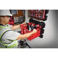 Packout Crate, 15-2/5" x 18-3/5" x 9-9/10", Red Helyx Safety & Industrial Supplies