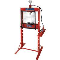 Hydraulic Shop Press with Grid Guard, 20 tons Capacity Helyx Safety & Industrial Supplies