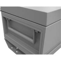 Boîte de rangement pour le chantier, 32" x 19" x 17-13/16", Acier, Gris Helyx Safety & Industrial Supplies