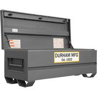 Boîte de rangement pour le chantier, 60" x 24" x 22-3/4", Acier, Gris Helyx Safety & Industrial Supplies