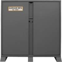 Armoire de rangement avec tablettes pour le chantier, Acier, 47,5 pi³, Gris Helyx Safety & Industrial Supplies