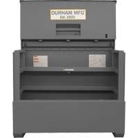 Piano Style Jobsite Storage Box, 60-1/2" W x 34-3/4" D x 49-3/8" H, Grey Helyx Safety & Industrial Supplies