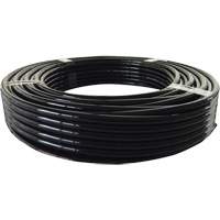 Longlife Pneumatic Tubing, Air, 4 mm/0.15625" OD x 100' L, Nylon/Polyurethane, Black, 353 PSI at 20°C Helyx Safety & Industrial Supplies