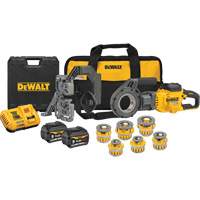 Trousse de fili&egrave;res &agrave; tuyaux sans fil FlexVolt Max* avec t&ecirc;tes fili&egrave;res, 30 tr/min, Filetage de la tige 1/2" - 2" Helyx Safety & Industrial Supplies