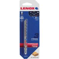 Lame de scie sauteuse pour coupe nette, Bim&eacute;tal, Tige en T, 4" lo, 6 dents par pouce Helyx Safety & Industrial Supplies