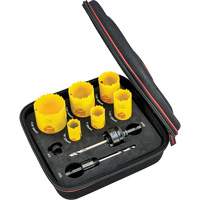 Ensemble de scies-cloche &agrave; coupe profonde, 9 morcea Helyx Safety & Industrial Supplies