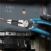 Outil polyvalent Klein-Kurve pour d&eacute;nuder, couper et sertir les fils, 8-1/4" lo, 8 - 20 AWG Helyx Safety & Industrial Supplies
