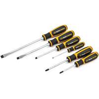 Jeu de tournevis &agrave; fente/Phillips &agrave; double mat&eacute;riaux, 6 mcx Helyx Safety & Industrial Supplies