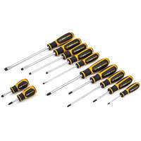 Jeu de tournevis &agrave; fente/Phillips &agrave; double mat&eacute;riaux, 12 mcx Helyx Safety & Industrial Supplies